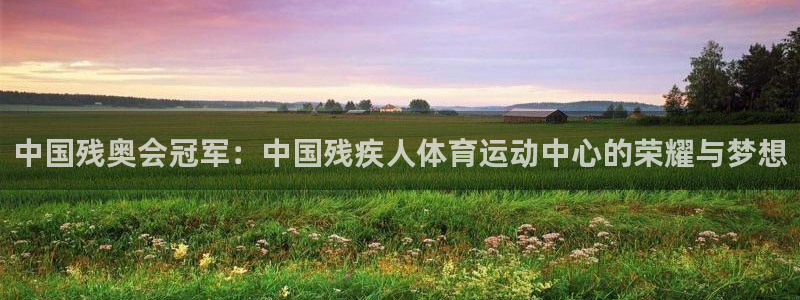 一竞技官方正版app娱乐平台：中国残奥会冠军：中国残疾人体育